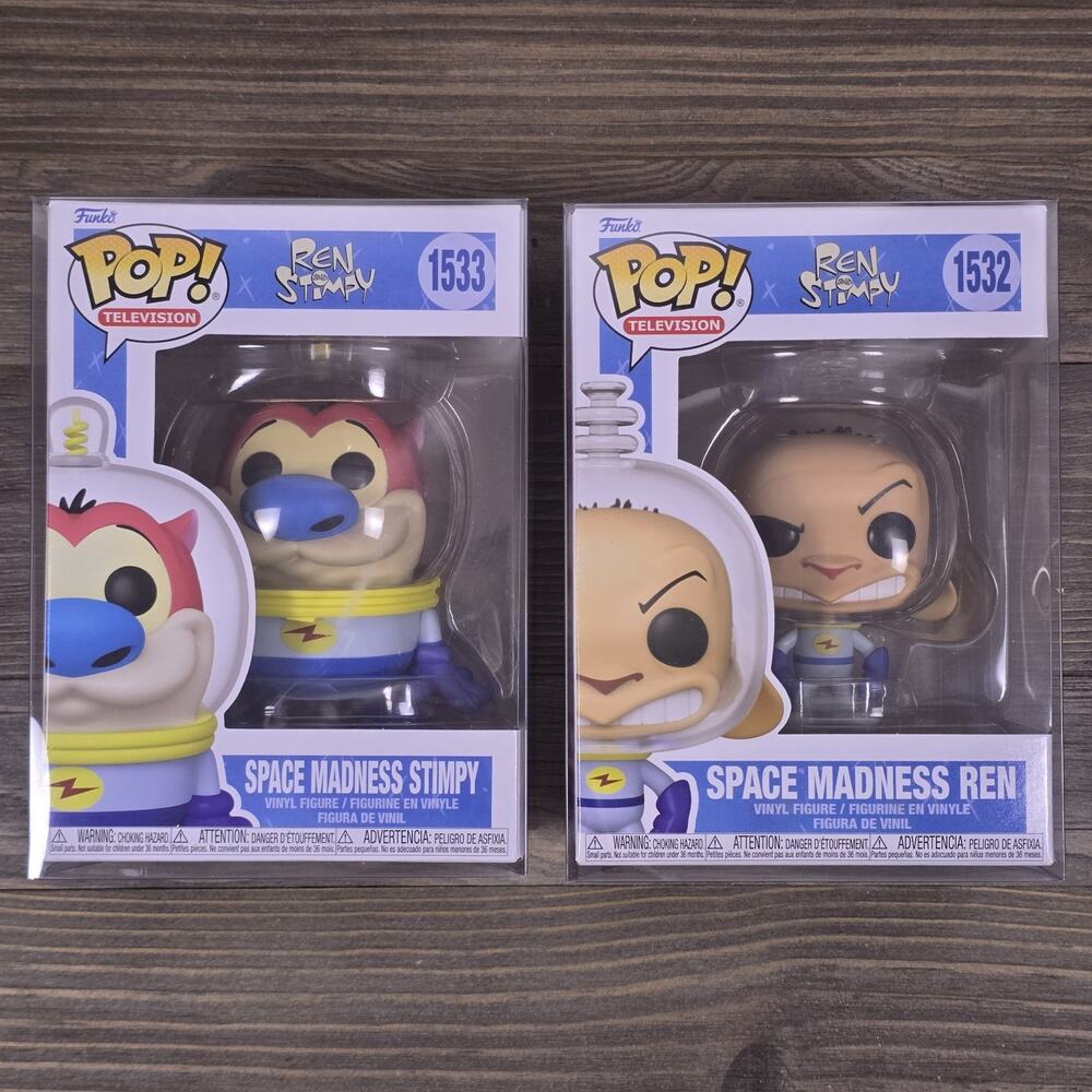 Funko POP! Television: Space Madness Ren & Stimpy - In Protector (1532&1533)